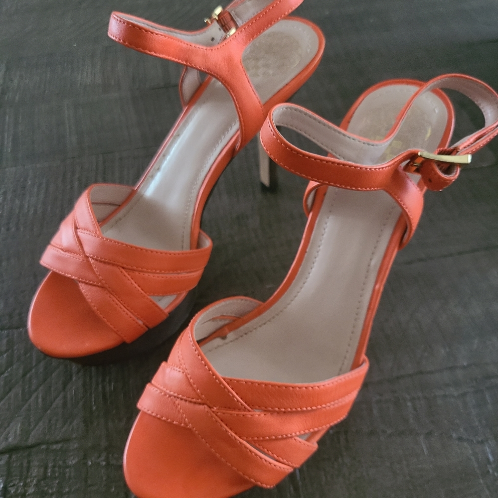 Vince Camuto Tangerine Heels
